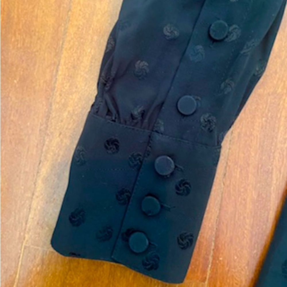 NWOT J Crew Jacquard Floral Dot Shift Dress, Size 2 - Picture 7 of 11